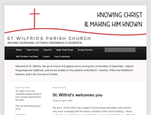 Tablet Screenshot of davenhamparish.net